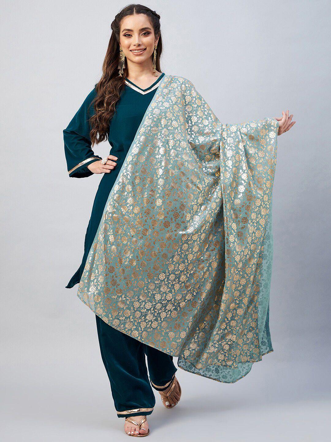 inweave  embroidered dupatta