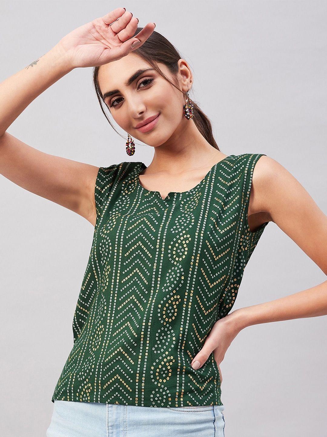 inweave ethnic motifs print top