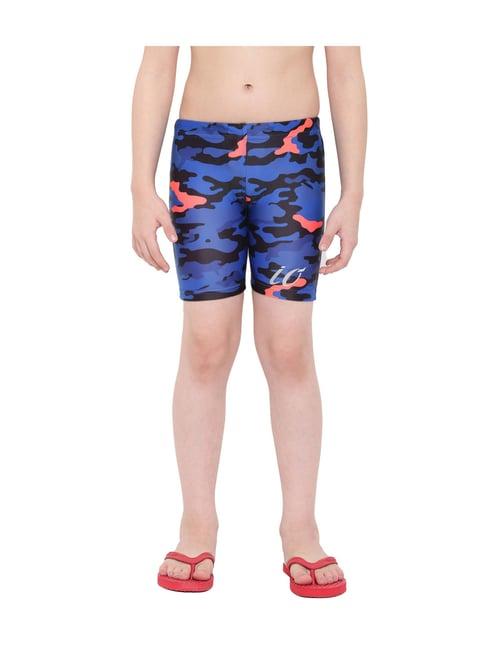 io kids blue printed jammers