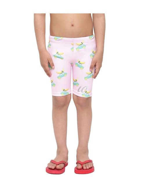 io kids pink printed jammers