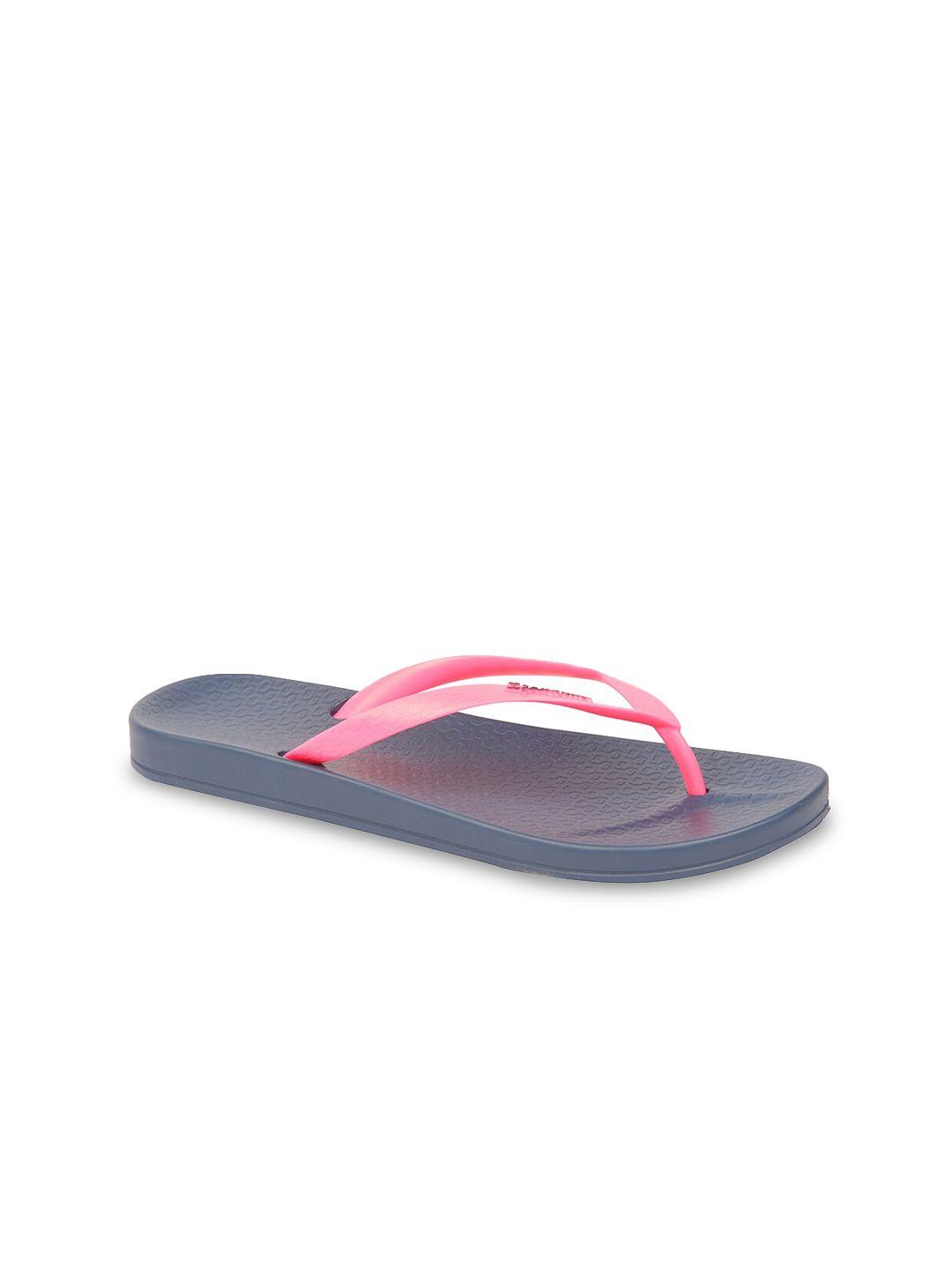 ipanema women blue & pink thong flip-flops