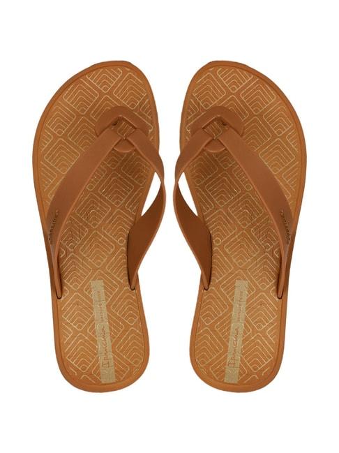 ipanema women's brown flip flops