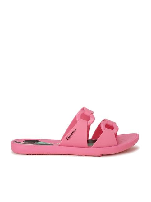 ipanema women's pink slides