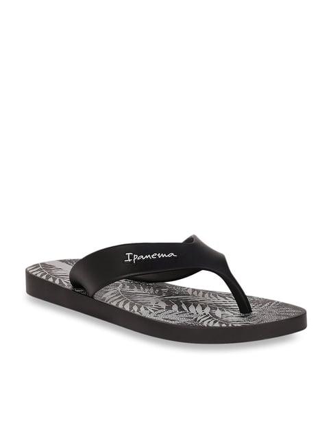 ipanema black & grey flip flops