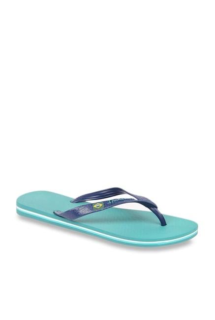 ipanema classic brasil navy & turquoise flip flops