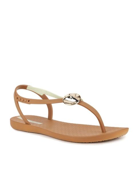 ipanema women's brown thong sandals