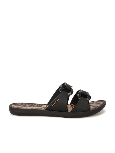 ipanema women's core black casual sandals