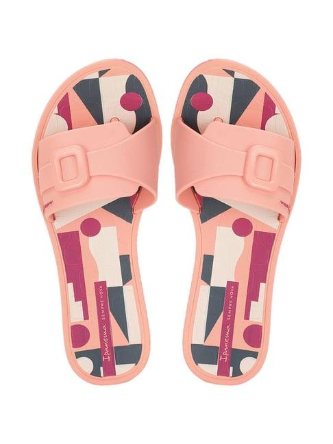 ipanema women's pink slides