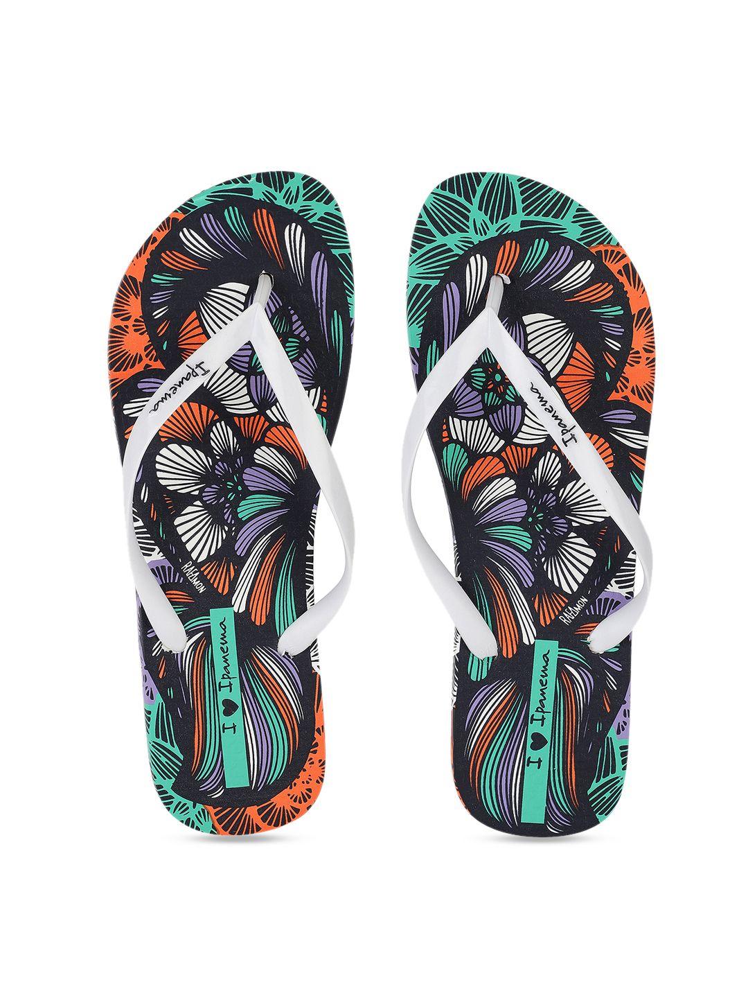 ipanema women multicoloured printed thong flip-flops