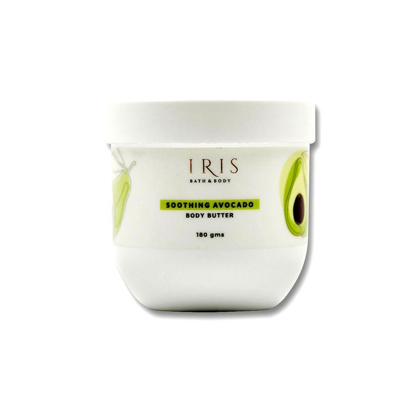 iris cosmetics bath & body soothing avocado body butter