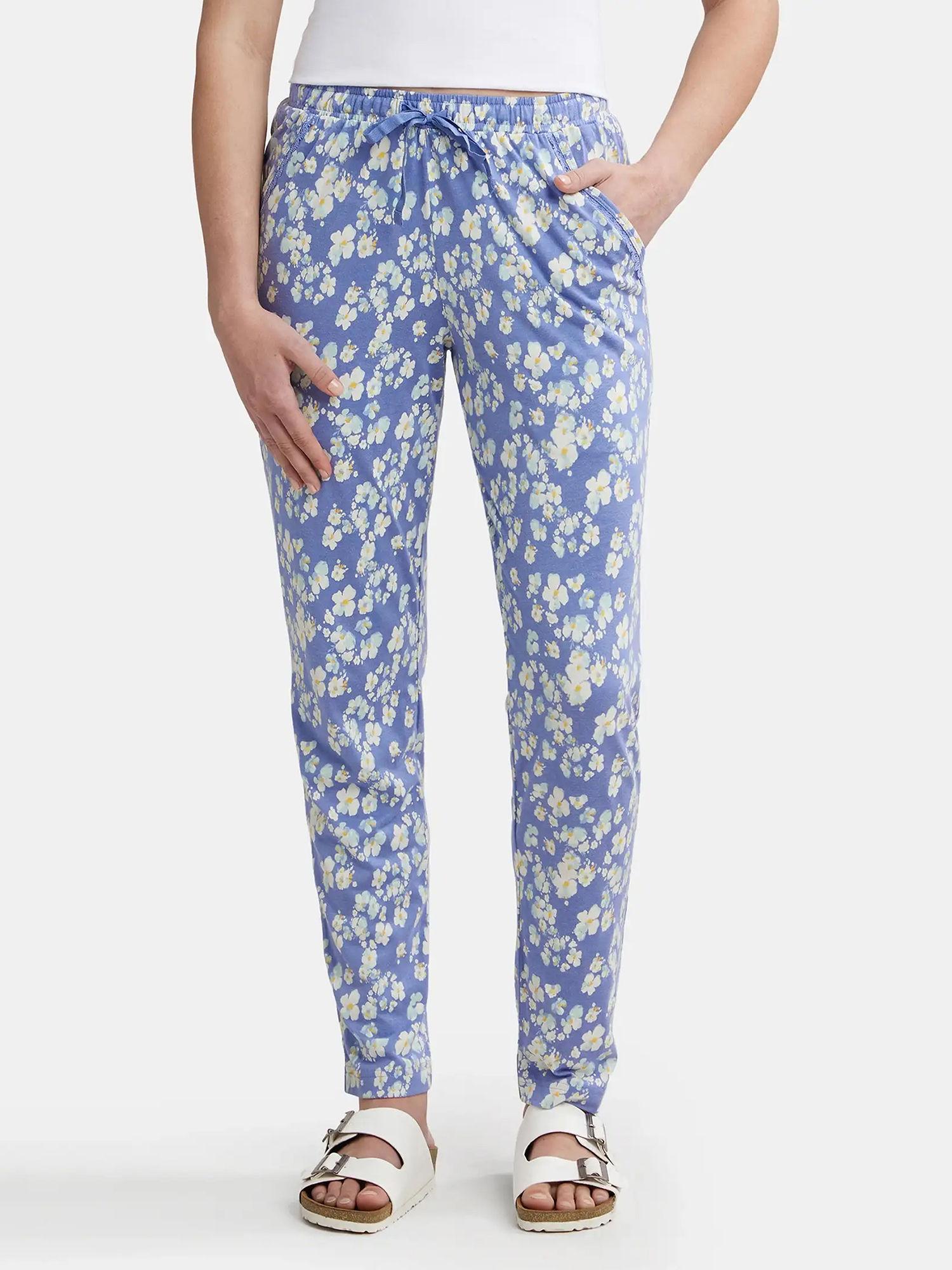 iris blue assorted prints knit lounge pants - style number - rx09