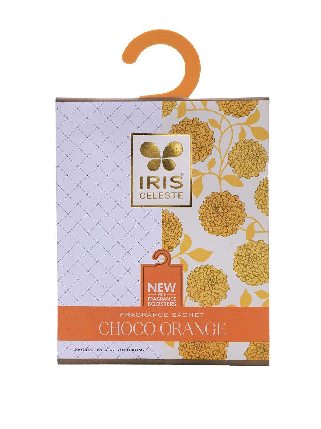 iris celeste white & orange 3 pieces choco orange fragrance sachets