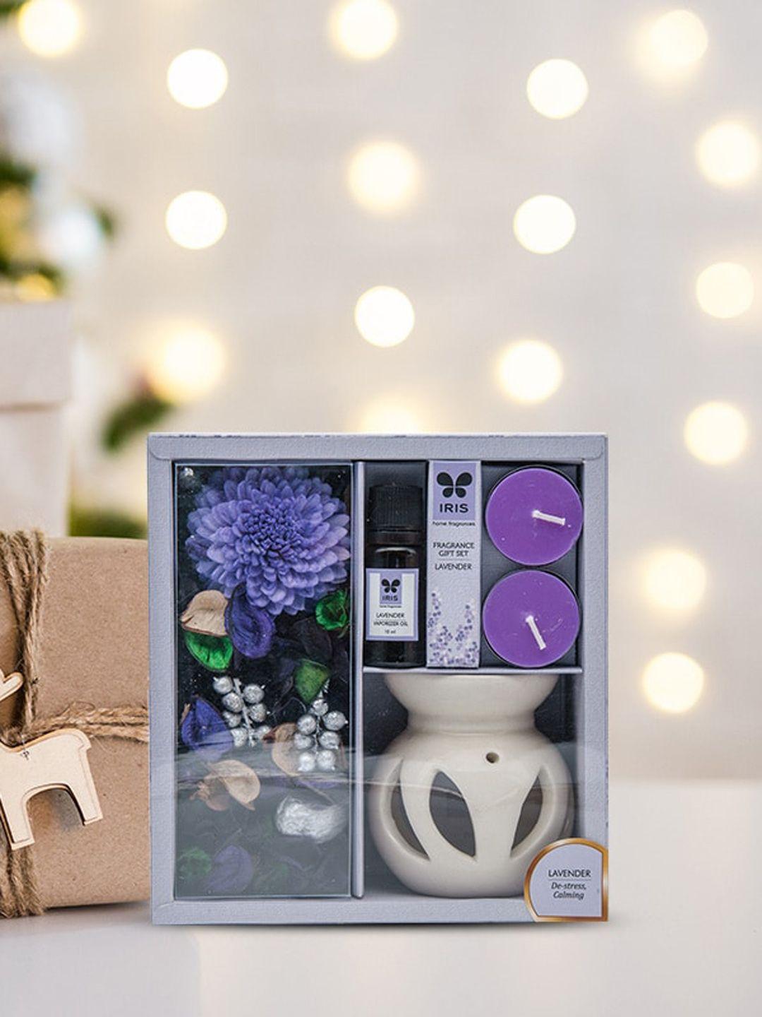 iris purple lavender fragrance gift set