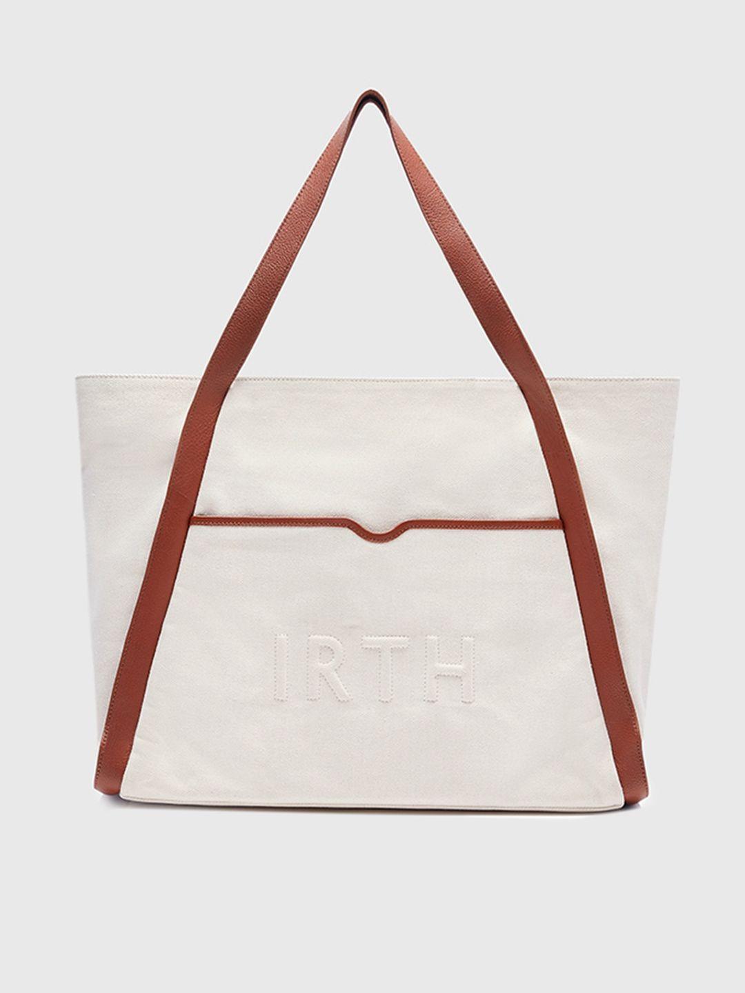 irth textured oversized structured tote bag