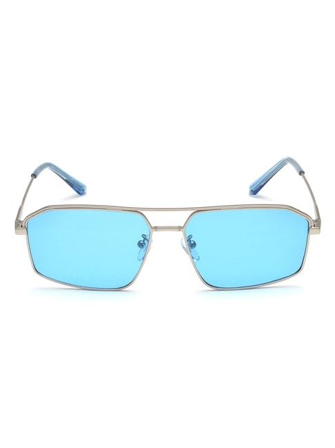 irus blue rectangular uv protection sunglasses for men