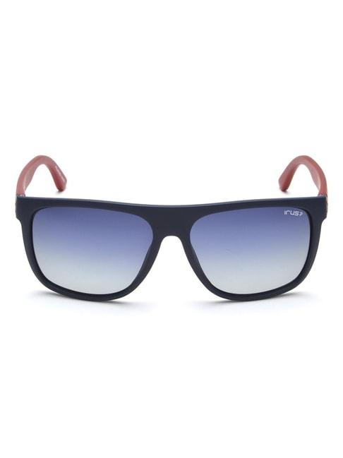 irus blue square uv protection sunglasses for men