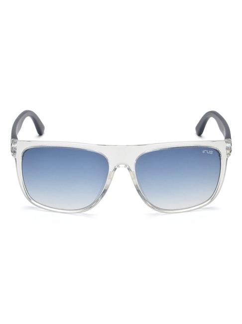 irus blue square uv protection sunglasses for men