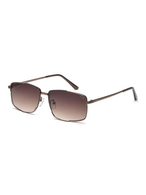 irus by idee brown rectangular sunglasses for men