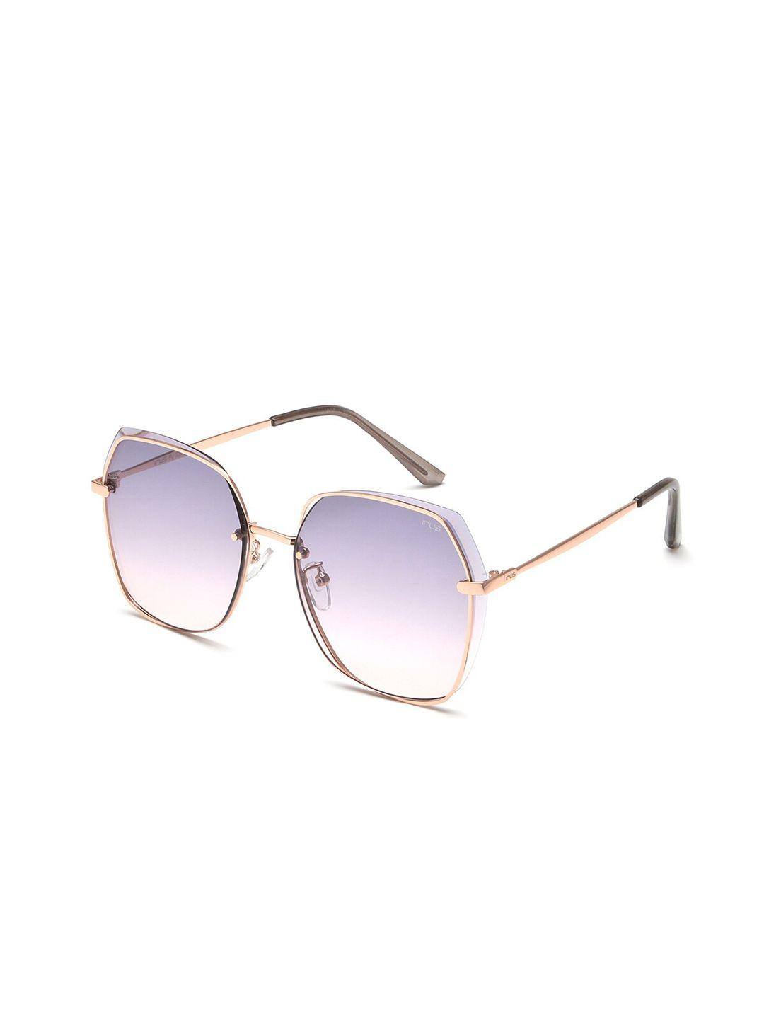 irus by idee women lens & gold-toned wayfarer sunglasses with uv protected lens