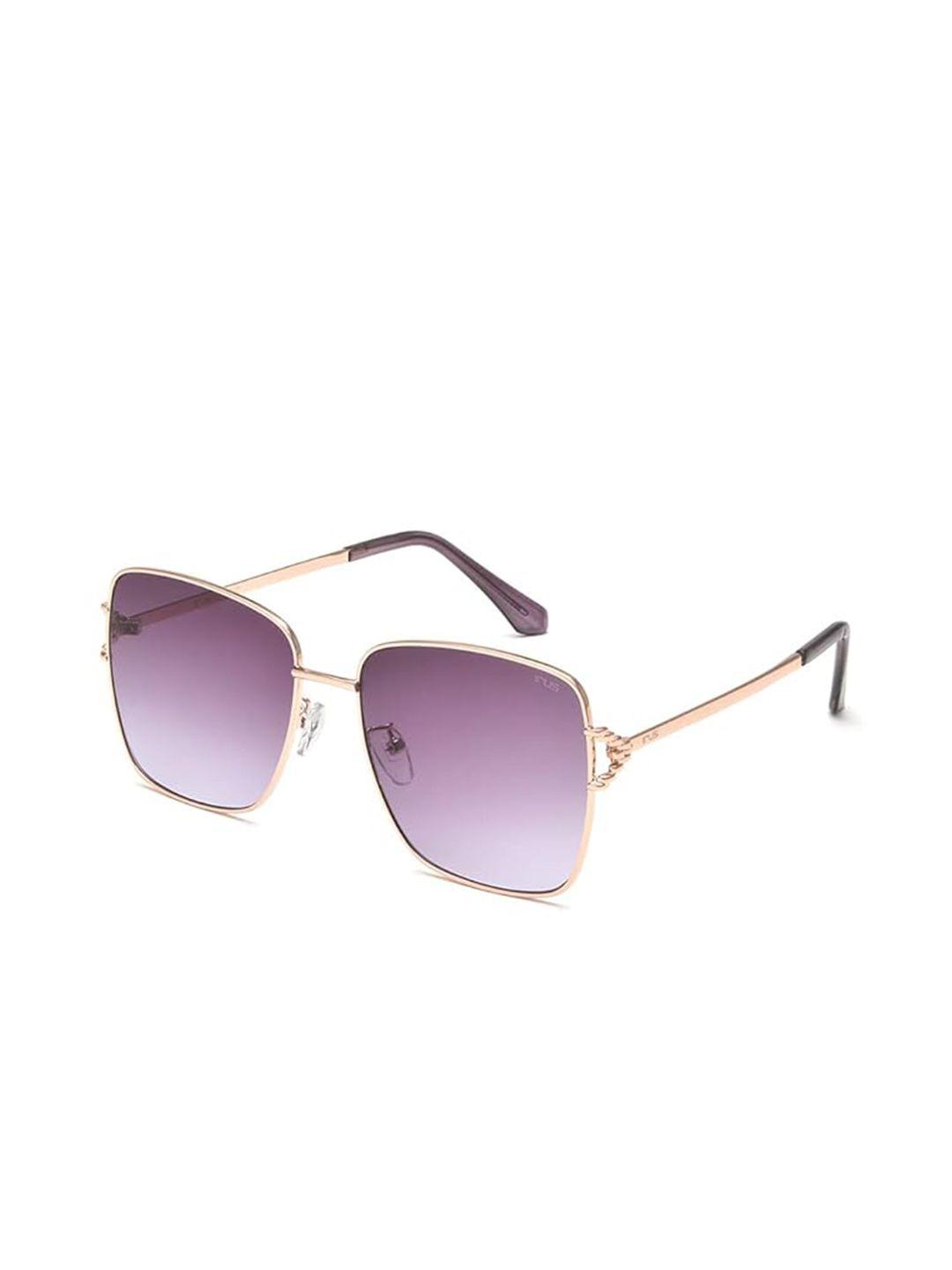 irus women square sunglasses with uv protected lens
