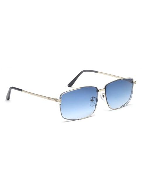 irus by idee blue rectangular sunglasses for men