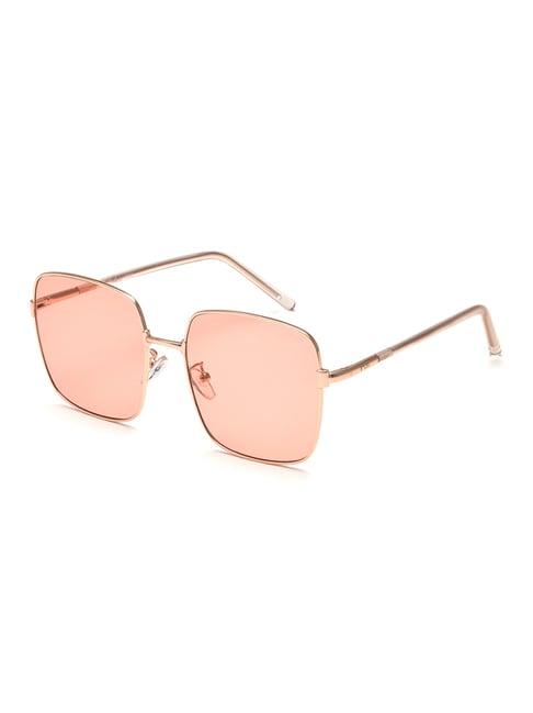 irus by idee pink square sunglasses for women