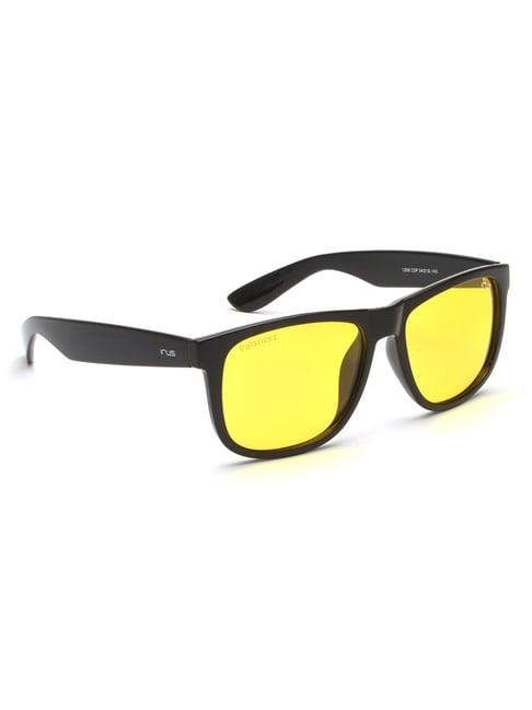 irus by idee yellow square sunglasses for men