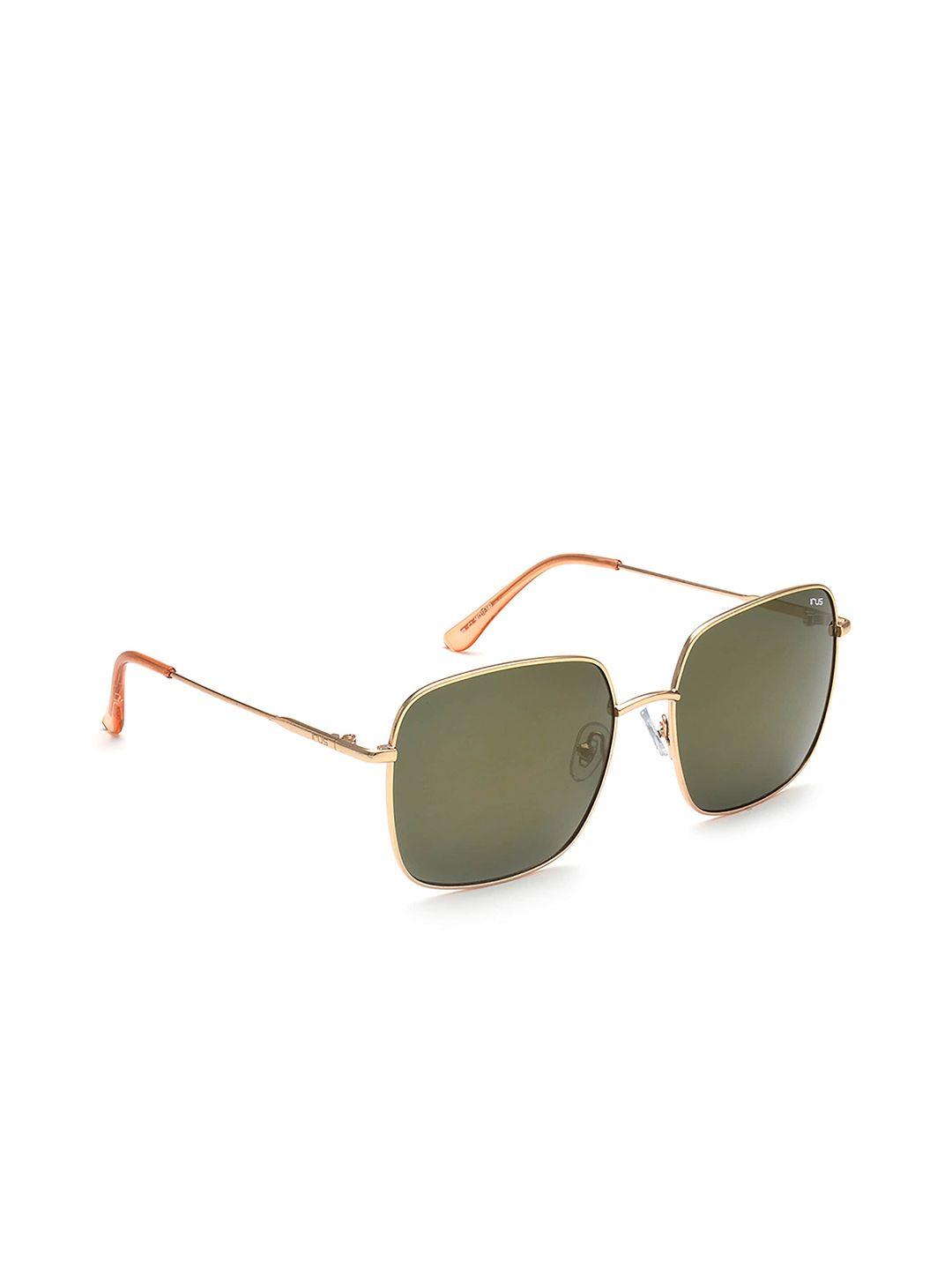 irus women square sunglasses with uv protected lens irs1069c1sg