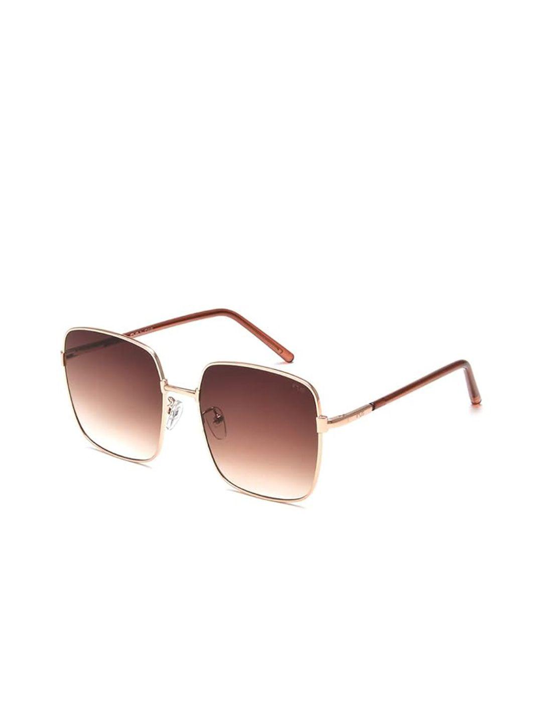 irus women square sunglasses with uv protected lens
