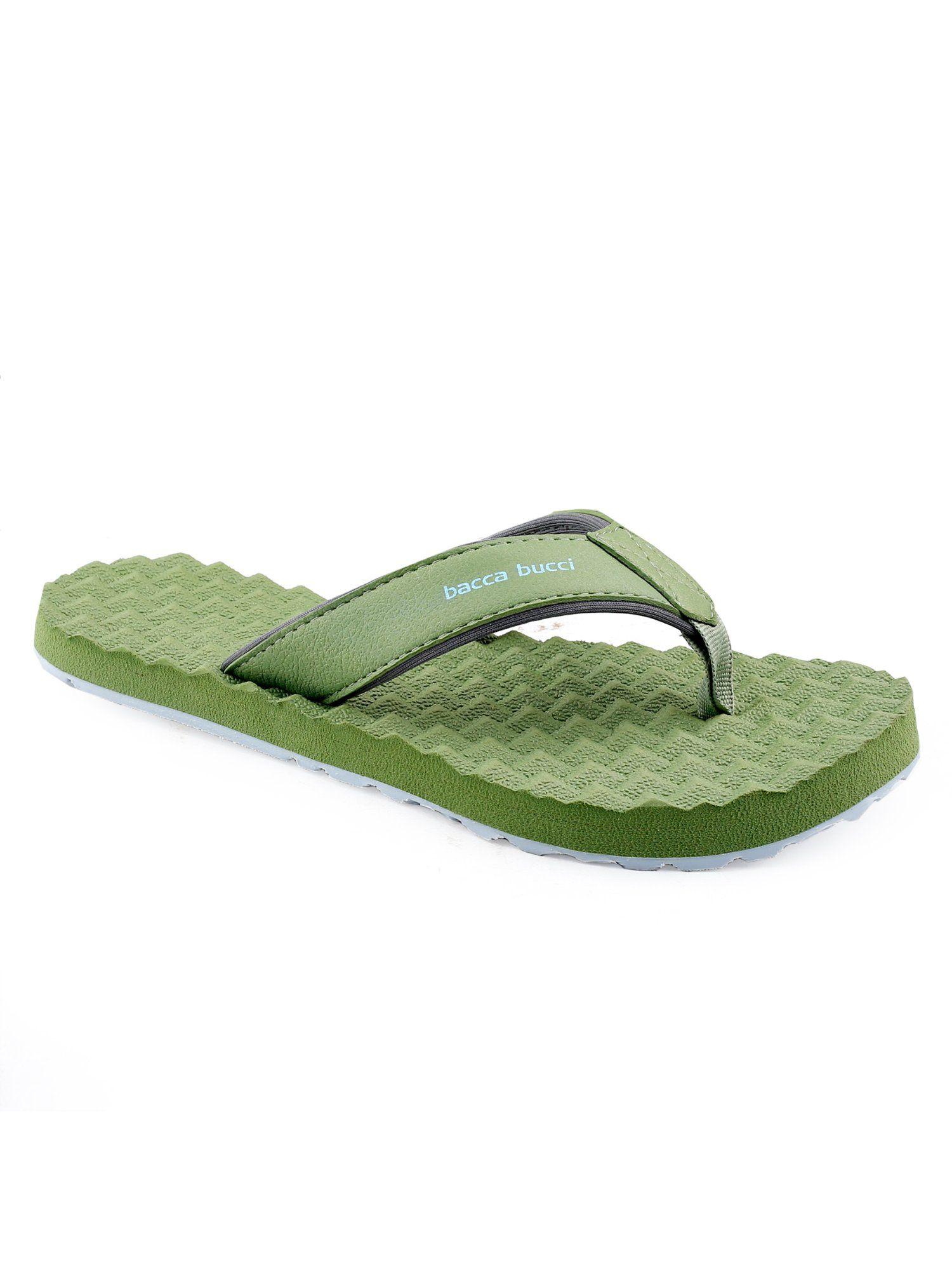 island cloud flipflops with non-slip rubber outsole-olive
