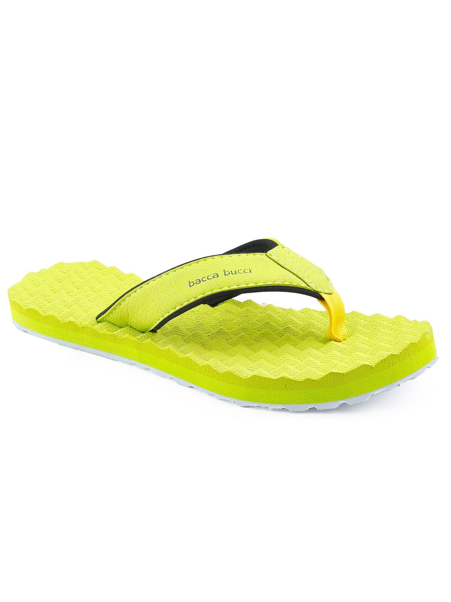 island cloud flipflops with non-slip rubber outsole-yellow