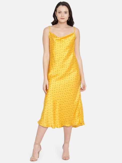 isu by radhika apte yellow polka dot dress
