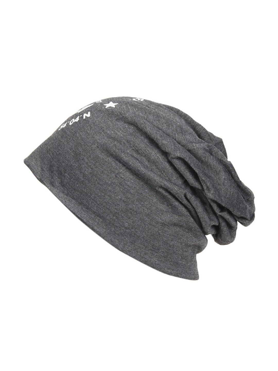 isweven cotton printed beanie cap