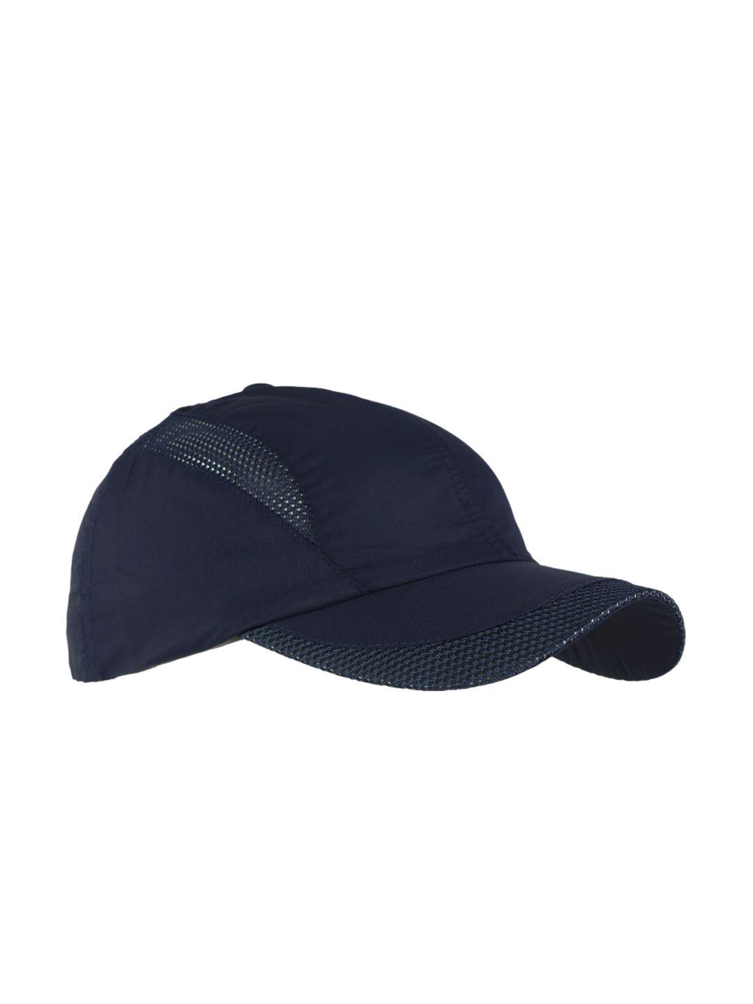 isweven unisex blue solid snapback cap