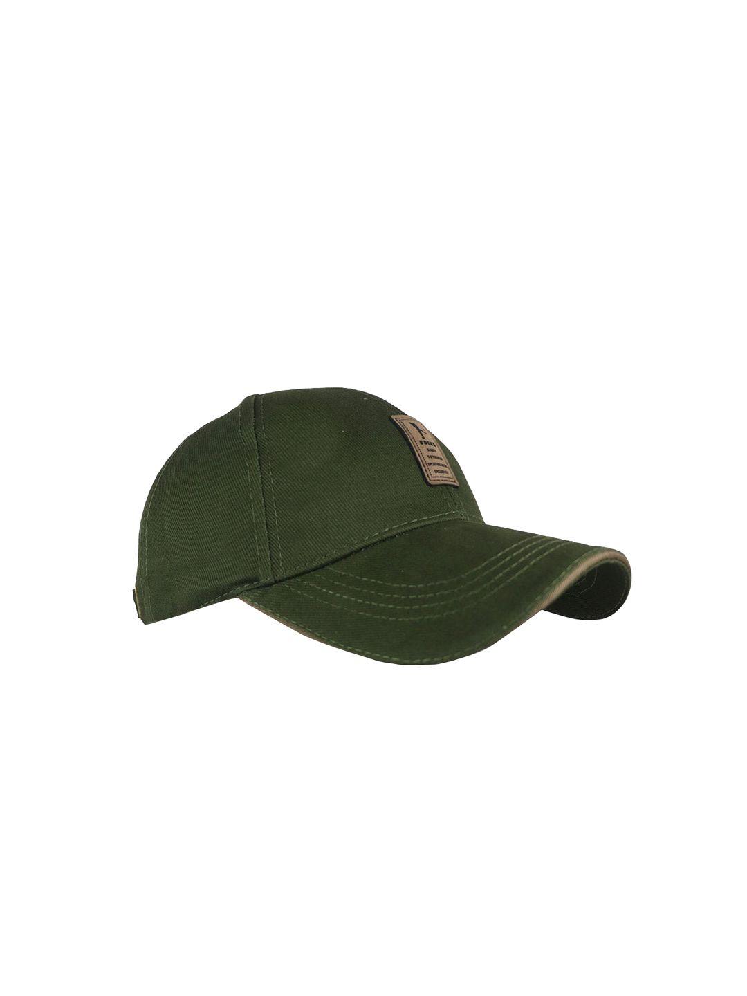 isweven unisex green solid snapback cap