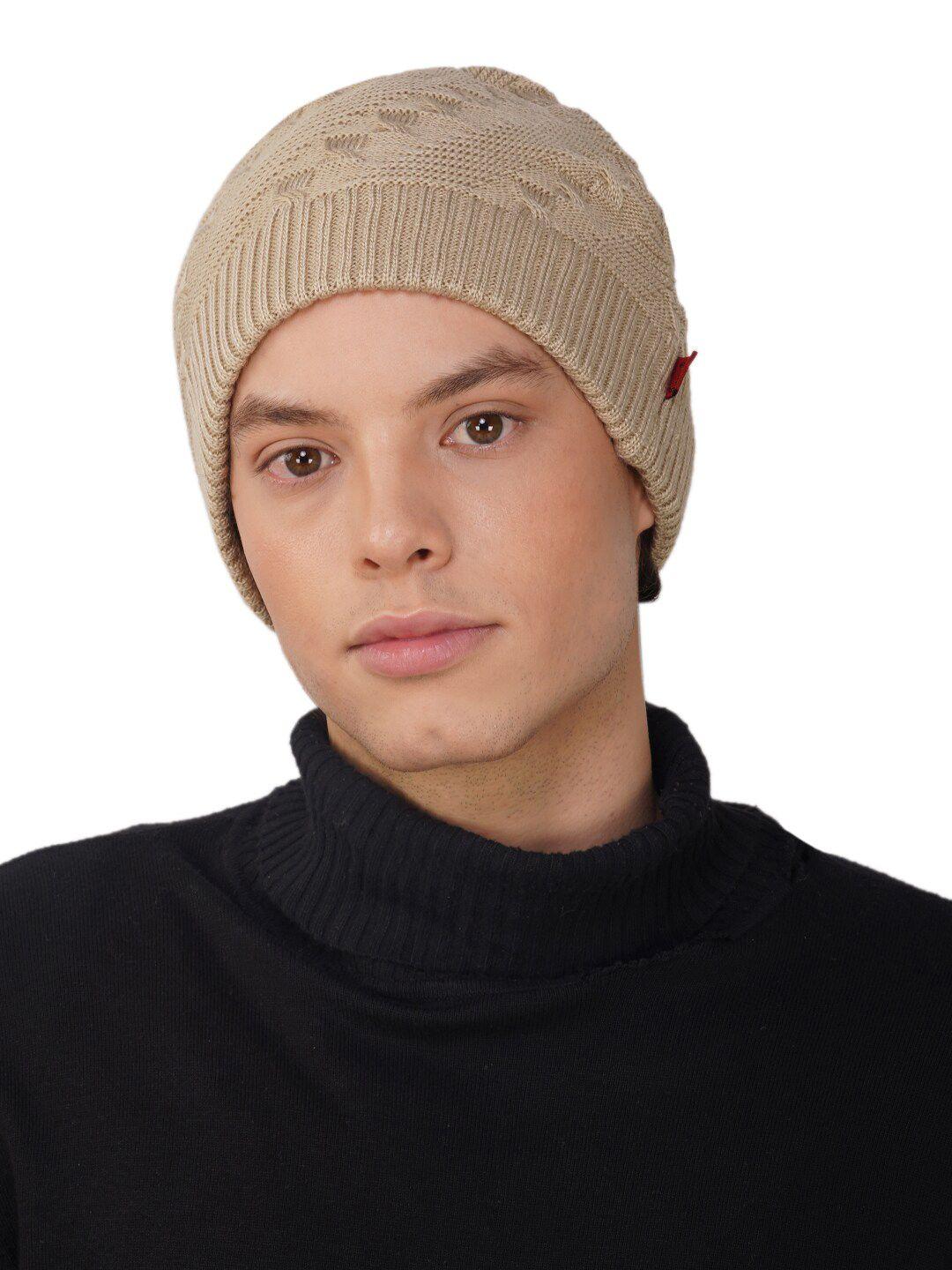 isweven unisex self designed woollen beanie