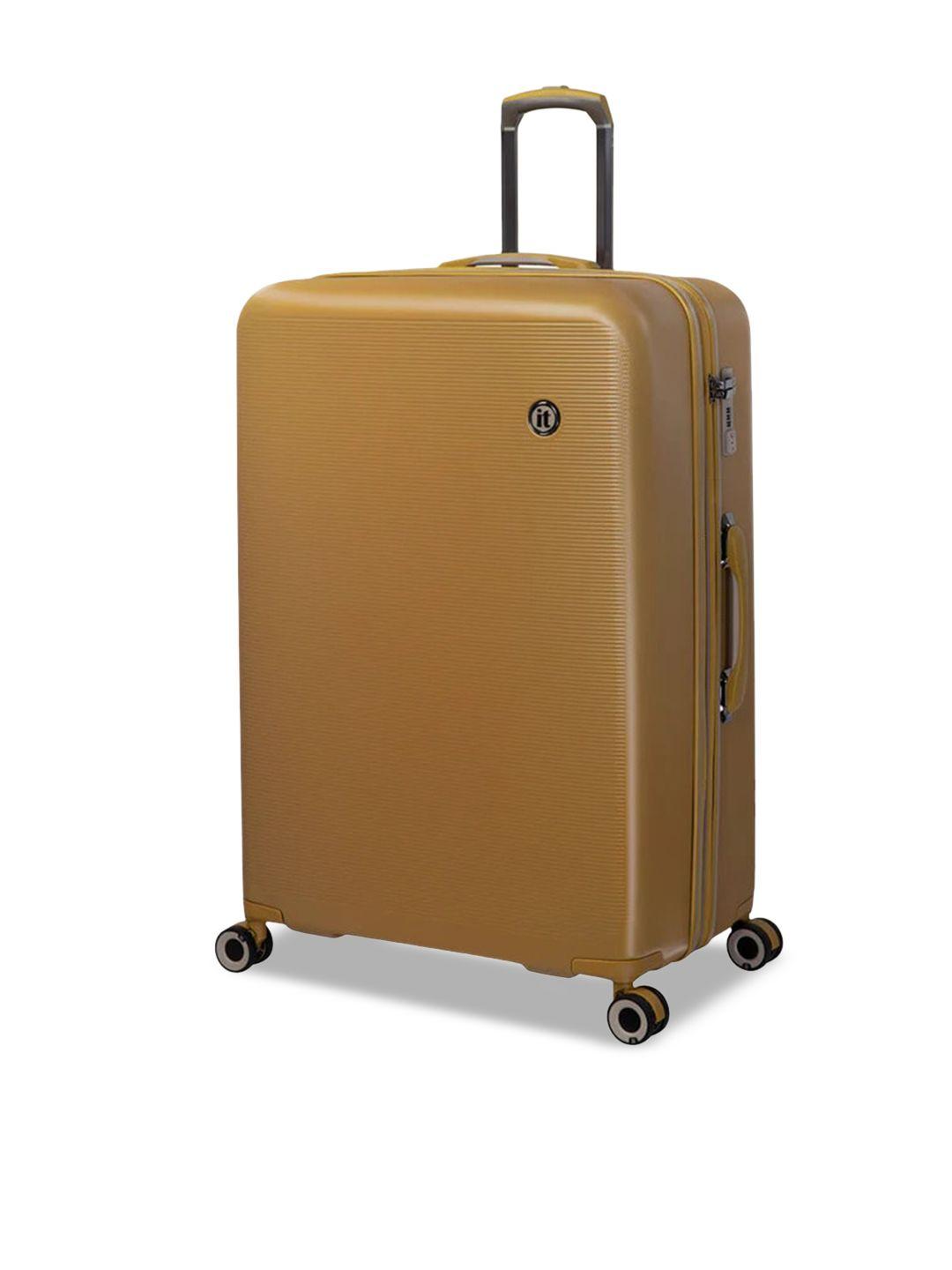 it luggage rapidity textured 28 inches hard-sided cabin trolley suitcase