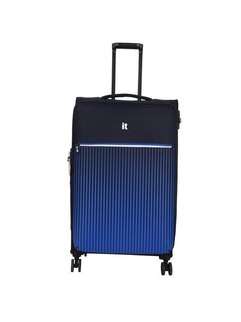 it luggage the lite lapis blue striped soft large trolley bag - 28 inch