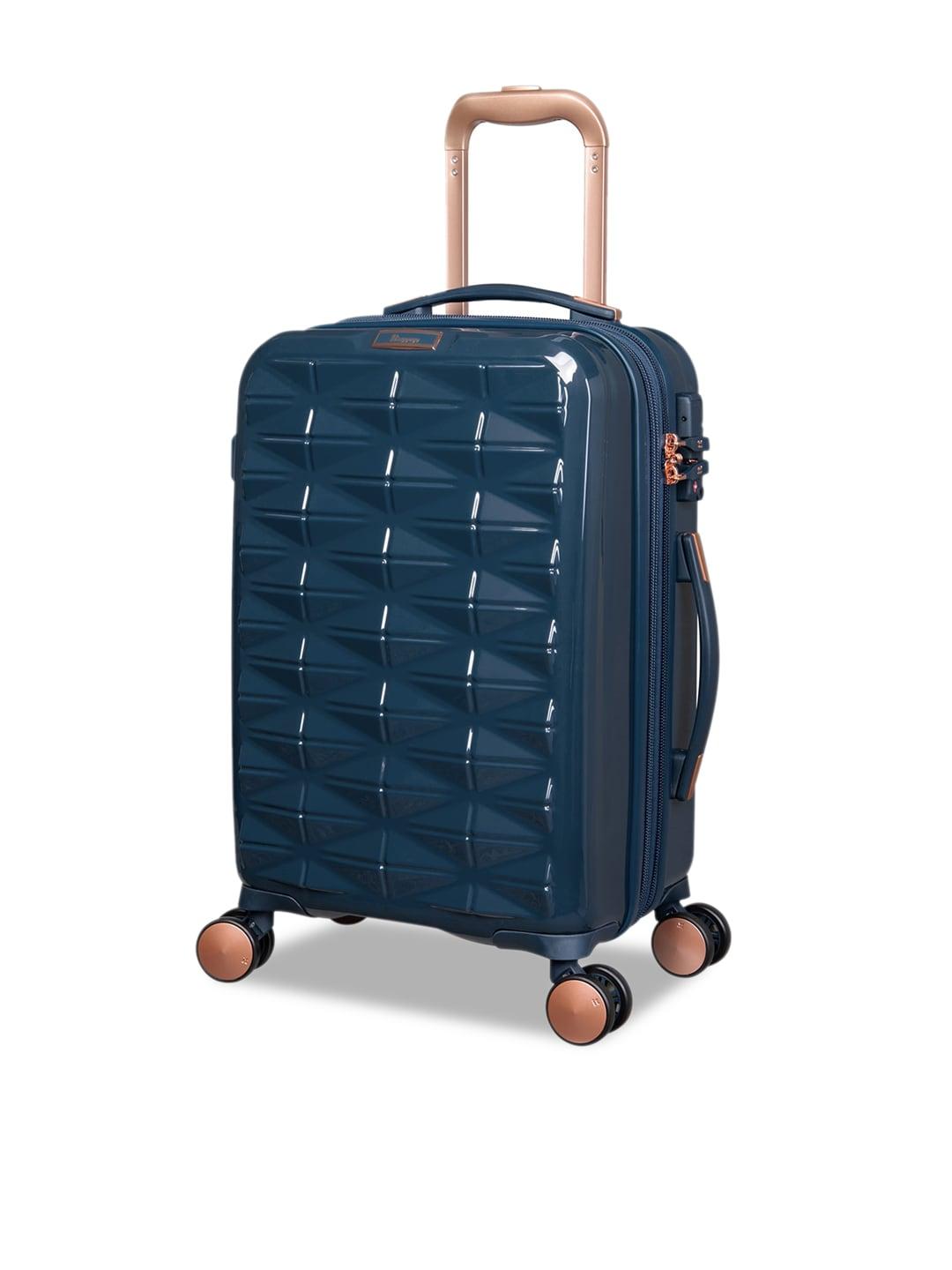 it luggage unisex blue trolley bag