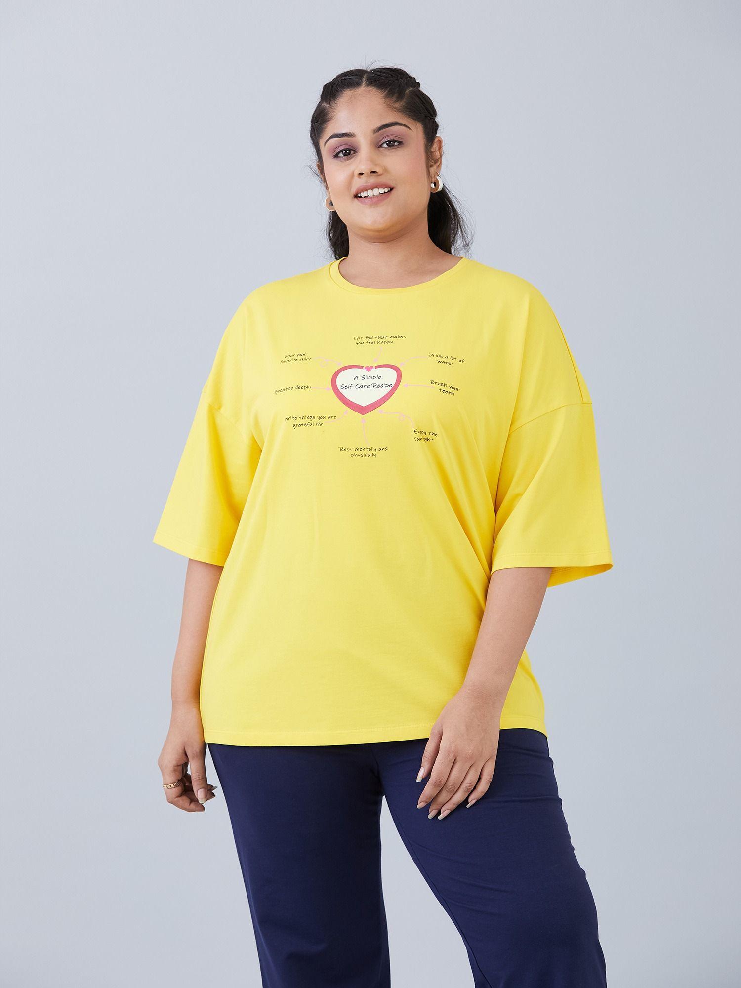 it's all comfy os tee yellow