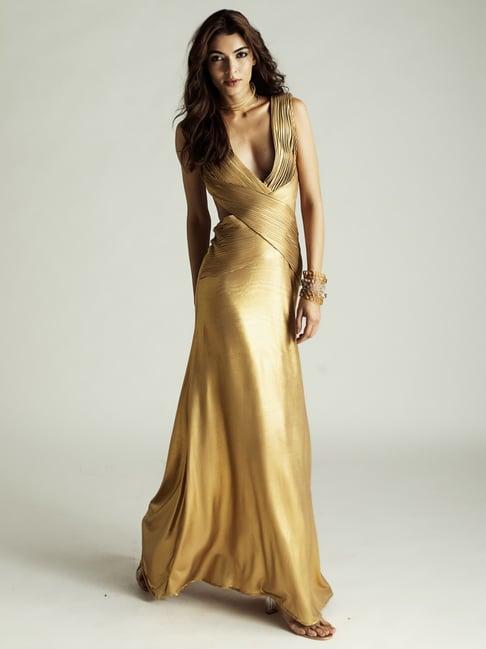 it girl golden alexandria dress