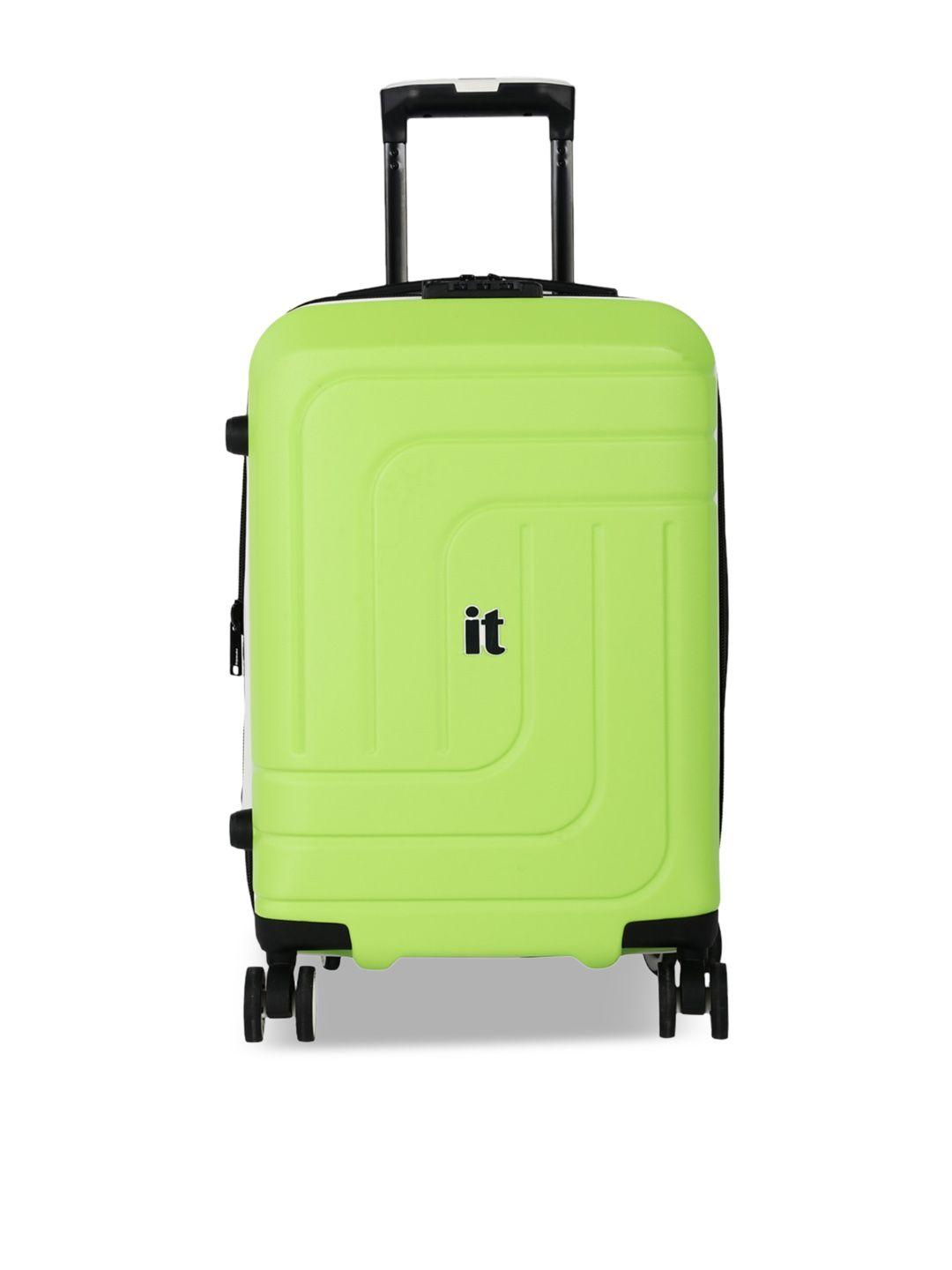 it luggage convolved hard-sided cabin trolley suitcase