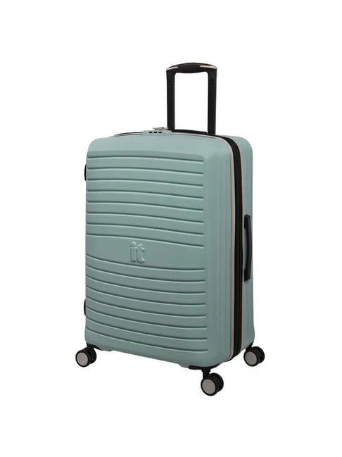 it luggage eco protect mint egg shell striped hard medium trolley bag - 69.5 cms
