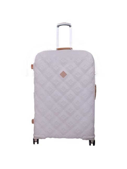 it luggage embellish pumice stone quilted hard large trolley bag - 80 cms