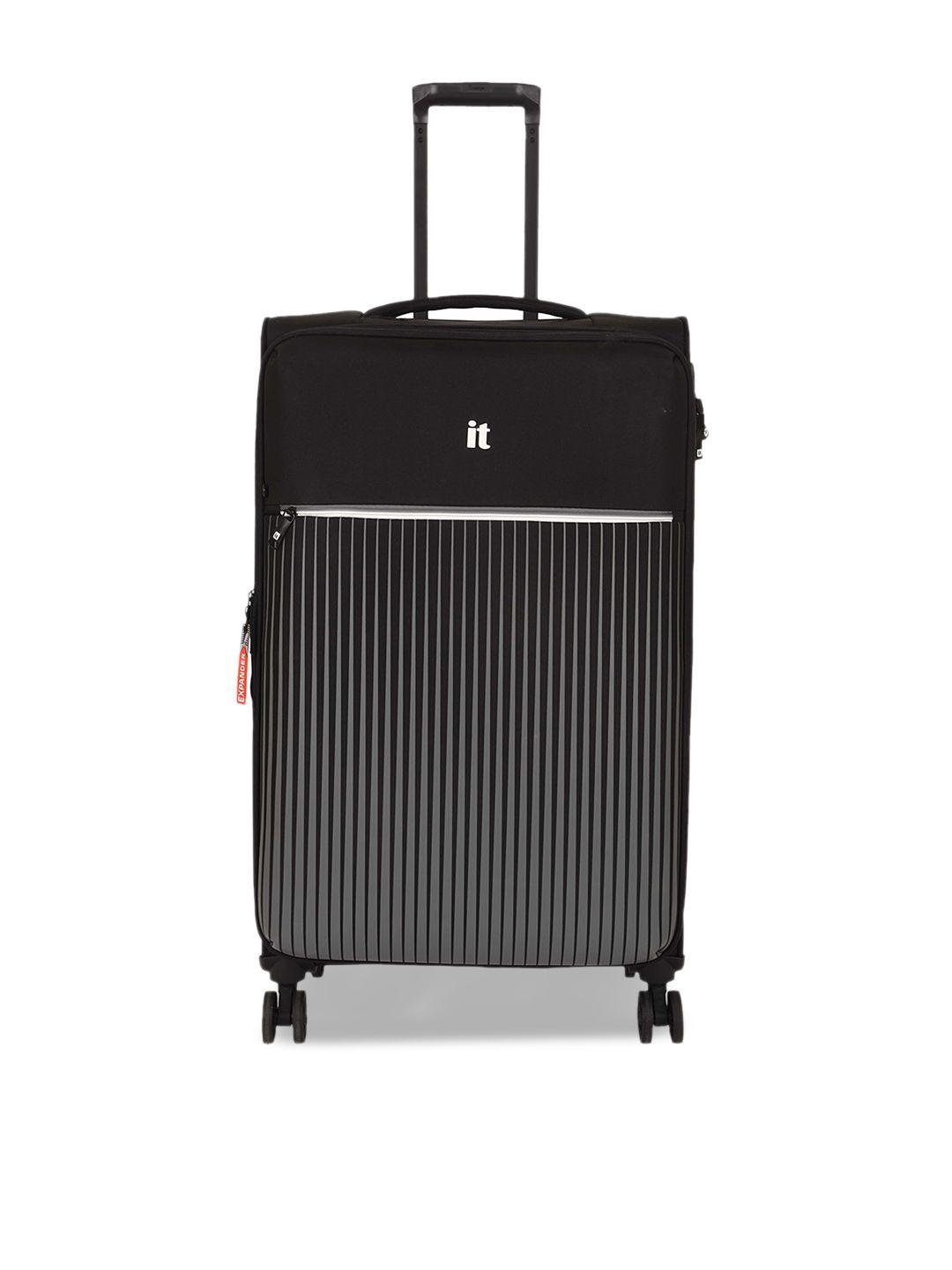 it luggage the lite striped soft-sided trolley bag