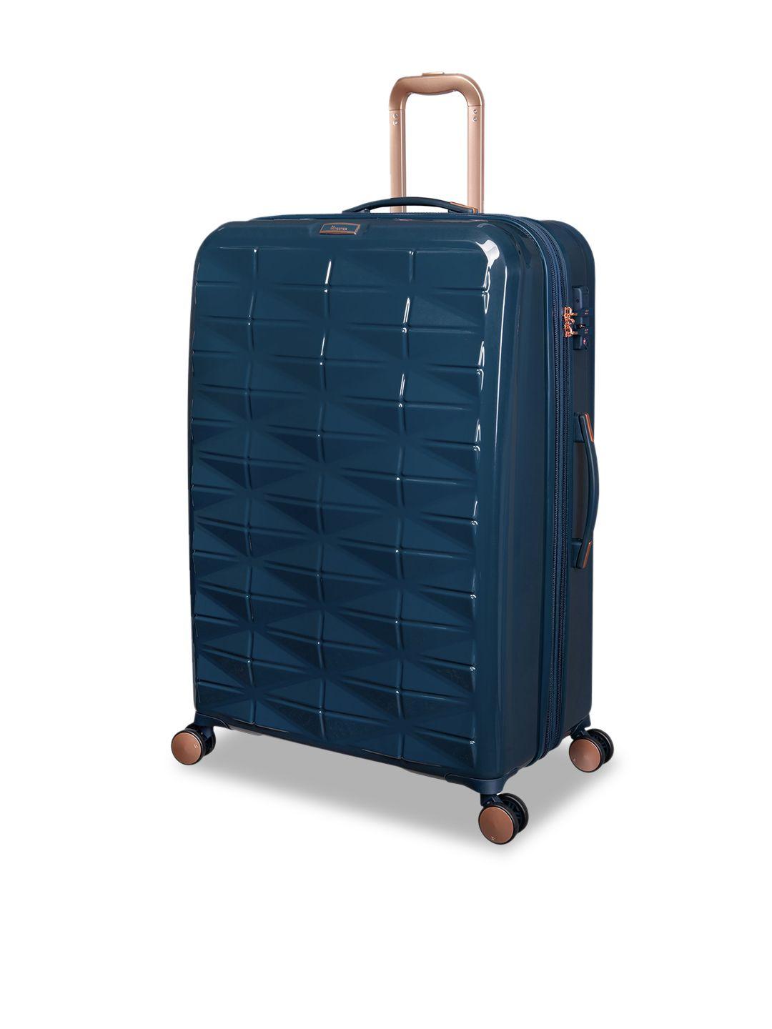 it luggage unisex blue certify large expandable trolley bag