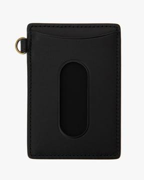italian tanned leather pass holder
