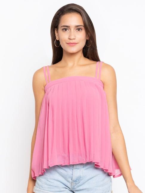 iti onion pink pleats top