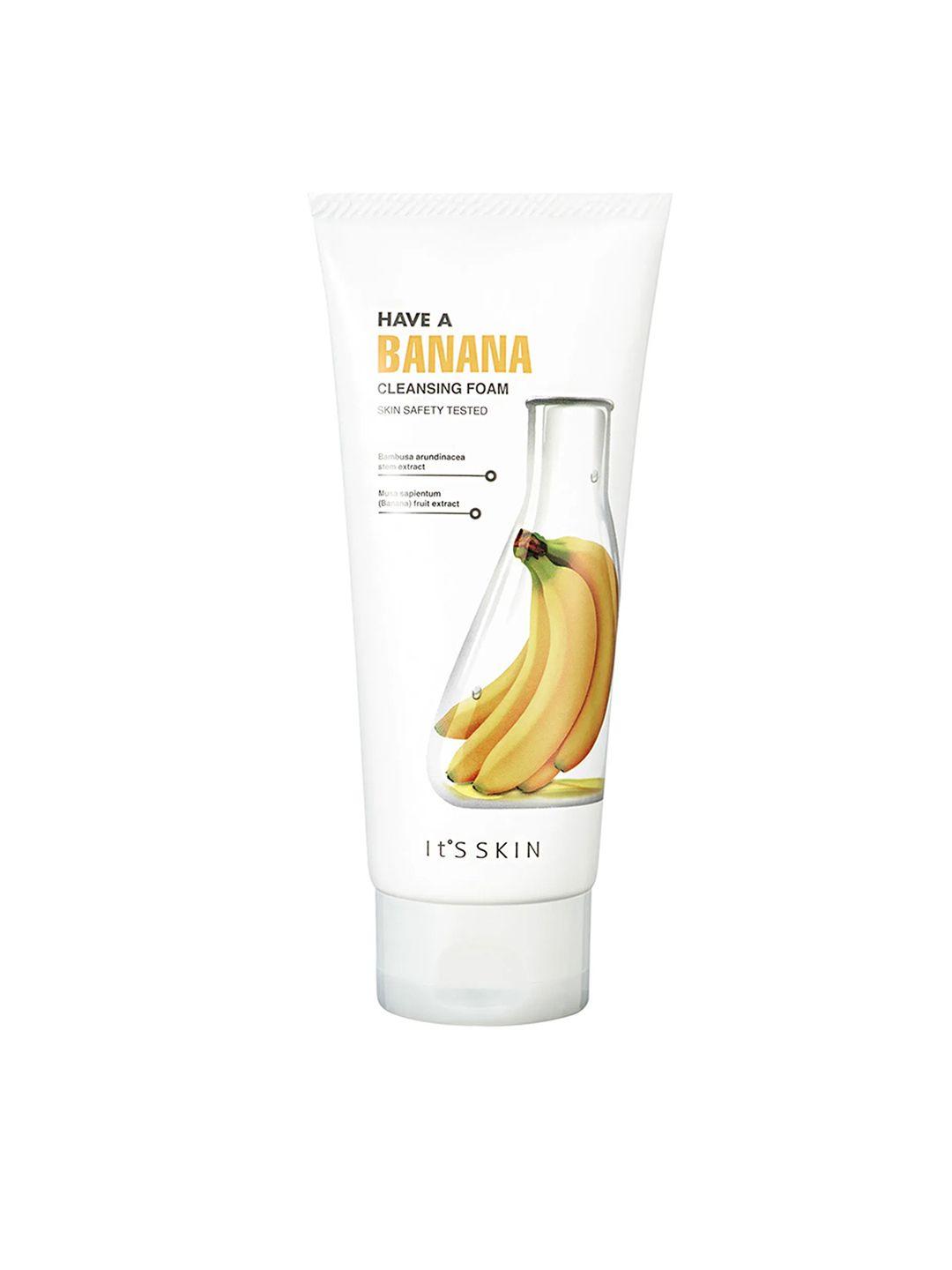 its skin unisex have a banana cleansing foam