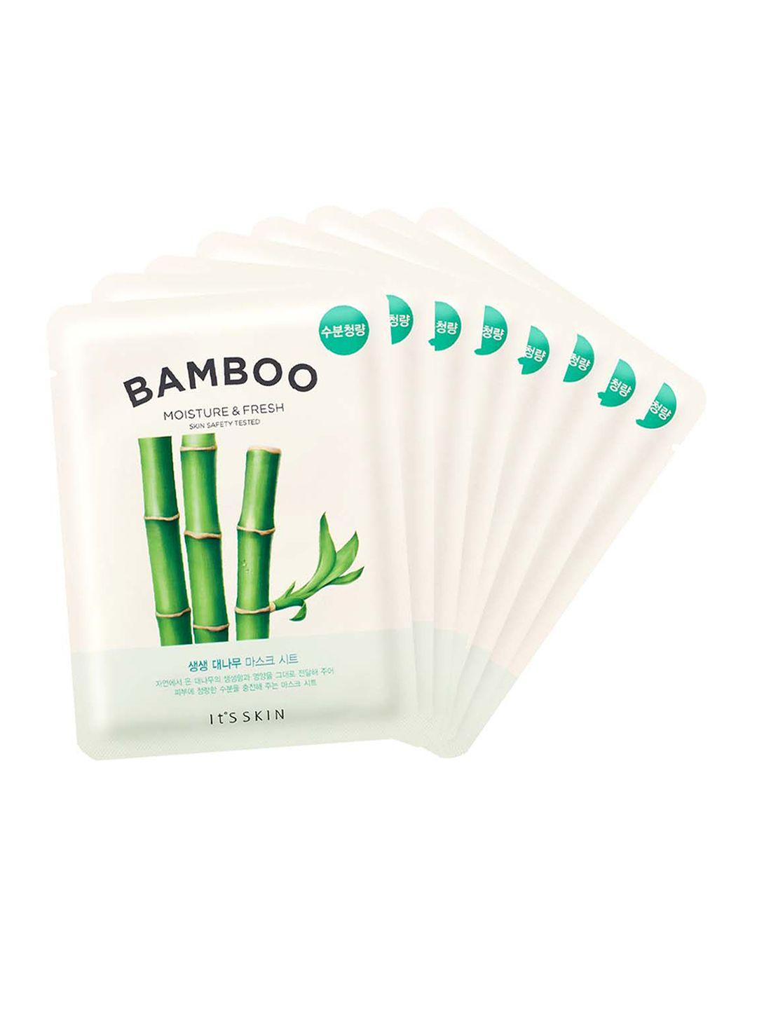 its skin set of 8 the fresh mask sheet -bamboo